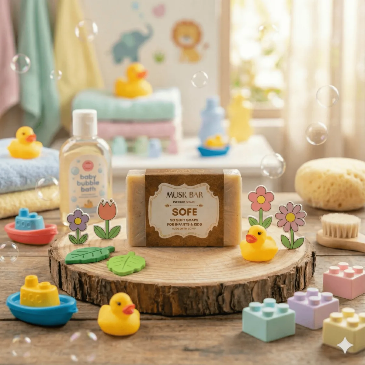SOFE BAR 100G | KIDS HAND MADE BATH SOAP FOR SO SOFT SKIN | DAILY USE